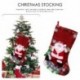 Szín: 08 - 2022 újévi karácsonyi harisnya zokni karácsonyi ajándék édességtáska otthon Navidad lógó zokni vászon