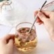 Szín: F - Rozsdamentes acél szívószálas kanál teaszűrő Yerba Mate tea kávé szívószál Újrafelhasználható