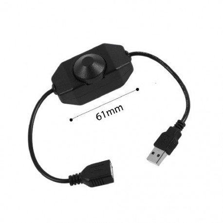 Szín: B 5V Knob Dimmer - DC5V szabályozható USB gomb kézi LED fényerőszabályzó érintőkapcsoló LED szalagfényhez 1