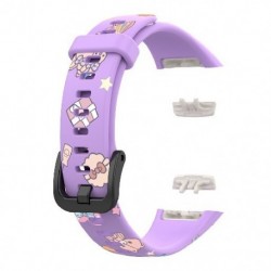 Szín: F - Puha szilikon szíj Huawei Band 6 Pro/Huawei Band 6/Honor Band 6 karkötő okos csuklópánt csere óra övszíjhoz