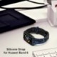 Szín: F - Puha szilikon szíj Huawei Band 6 Pro/Huawei Band 6/Honor Band 6 karkötő okos csuklópánt csere óra övszíjhoz