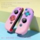 Szín: H - Rózsaszín dokkolható védőtok Nintendo Switch Joy-Con kontrollerhez kemény tok Shell színes fedőüveg
