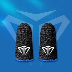 Szín: kék - 1 páros Gaming ujjpersely PUBG mobiljátékhoz Légáteresztő ujjbegyek, izzadságálló, csúszásgátló