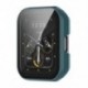 Szín: zöld - Teljes fedésű edzett üveg képernyővédő tok Realme Watch 2 Pro Smartwatch PC lökhárítóvédő csere