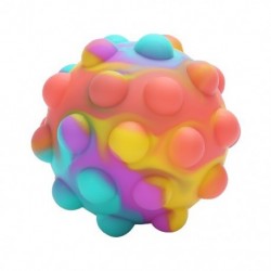 Szín: 04 - 3D dekompressziós golyós stresszoldó kocka szilikon szivárványos golyós buborékos izgul játékok Kawaii