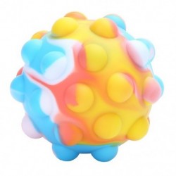 Szín: 06 - 3D dekompressziós golyós stresszoldó kocka szilikon szivárványos golyós buborékos izgul játékok Kawaii