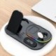 Csatlakozó típusa: fehér - 30 W 4 az 1-ben Qi vezeték nélküli töltő dokkolóállomás gyorstöltő állvány iPhone 13