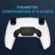 Fehér szín - Trigger Button Turbo Adapter PS5 Controllerhez Collective Minds Strike PS5 Gamepad Joystick Hátsó Hátsó