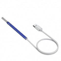 Fekete szín - Smart Visual Ear Cleaner USB fültisztító eszköz Endoszkóp kanál fülpiszkáló mini kamera fülszedő