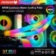 Szín: 2db - Vízhűtő radiátorcső ARGB mellény CPU/GPU AIO vízhűtő neon csőhöz 5V 3Pin ARGB tömlőcső Aura Sync