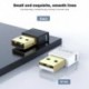 Fekete szín - ORICO Mini USB 5.0 Dongle Adapter Vezeték nélküli Dongle Audio Receiver Adó Aptx PC Egér Billentyűzet