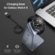 Szín: ezüst - Okosóra töltőállvány USB-kábel töltő Samsung Galaxy Watch 4 Classic 42 46mm aktív 1/2 töltő