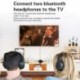 2 az 1-ben HiFi Bluetooth 5.2 adó-vevő Vezeték nélküli 3,5 mm-es AUX optikai AptX LL HD adapter kihangosító alacsony
