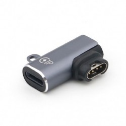Szín: iOS oldalsó hajlításhoz - Micro USB Type-C IOS óra töltő konverter adapter töltő csatlakozó Garmin Fenix 7 7S 7X