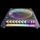 Porálló burkolat fém hálós ventilátor külső hűtőrendszer felső hűtőventilátor Xbox Series X-hez RGB LED lámpával