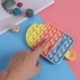 Szín: 18 - Push Bubble Fidget játékok Felnőttkori stresszoldó Érzékelő játék Stresszoldó játék Fagylalttábla Puha