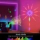 Szín: 1,5m 10 fej - Fireworks LED Strip Light RGB Sound Control Symphony Firework Light Esküvői Karácsonyi Zene Control