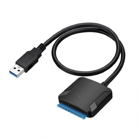 Szín: Adapter nélkül - USB 3.0 - SATA 3 kábel SATA - USB adapter Kábelek konvertálása Támogatás 2,5/3,5 hüvelykes