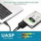 Szín: Adapter nélkül - USB 3.0 - SATA 3 kábel SATA - USB adapter Kábelek konvertálása Támogatás 2,5/3,5 hüvelykes