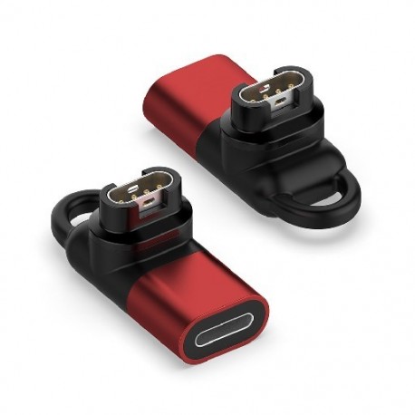 Szín: iOS - C-típusú/Micro/ios USB aljzatból 4 tűs töltőadapter Garmin Fenix 7/6/5 instinct 2S Venu 2 plusz EPIX óra