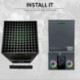 Szín: NINCS RGB - Xbox Series X konzolhoz Hűtőventilátor dokkoló állomás Vékony függőleges állvány Host oldali