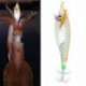 Szín: B stílus - Luminous Squid Jig horgászcsalik Úszó tintahal horog mesterséges garnélarák horgász csali Világító
