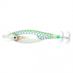Szín: E stílus - Luminous Squid Jig horgászcsalik Úszó tintahal horog mesterséges garnélarák horgász csali Világító