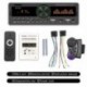 Szín: Positioning Remote - 1 din autórádió multimédiás kihangosító MP3 lejátszó FM AM Audio 12V USB/SD/AUX bemenet