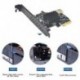 Szín: jobb - ASM3142 chip 10 Gbps USB3.1 Gen 2 Type-E 20 tűs bővítőkártya USB 2.0 PCI Express 3.0 X2 adapter asztali PC