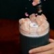 Szín: zöld - Hordozható Crystal Aromatheraphy párásító vezeték nélküli aroma illóolaj diffúzor LED fény Himalája