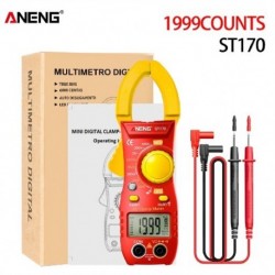 Szín: sárga - 500A ST170 digitális bilincs mérő DC/AC áram 4000 számláló multiméter ampermérő feszültségvizsgáló