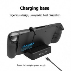 Játékkonzol töltőalap Steam Deckhez Hordozható játékvezérlő USB Type C 45W Gyorstöltő Állvány Steamdeckhez