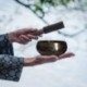 Szín: 8 cm - Nepál Tibeti Buddha Hangtál jóga Meditáció Kántáló Tál Rézfúvós harangjáték Kézműves Zeneterápia