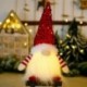 Szín: F - Boldog karácsonyt arctalan baba LED világító gnome lámpa plüss manó Mikulás díszek medál otthon újév