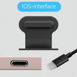 Szín: iOS-hez - Telefon töltőcsatlakozó porálló csatlakozó vízálló és porálló burkolatú szilikon pordugó C