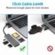 Szín: C típusú - USB Type-C 3.0 kártyaolvasó CFast/SD/CF/XD/Secure Digital/TF kártyaolvasó Flash kártya nagy sebességű
