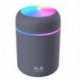 Szín: Szürke - 300 ml légpárásító USB ultrahangos aroma illóolaj diffúzor Romantic Soft Light párásító Mini Cool