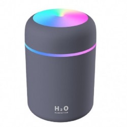 Szín: Szürke - 300 ml légpárásító USB ultrahangos aroma illóolaj diffúzor Romantic Soft Light párásító Mini Cool