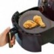 Szín: zöld - Air Fryer tepsi szilikon újrafelhasználható AirFryer edény Ultravékony kerek bélés pizzaszőnyeg Sütő