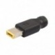 Egyenáramú tápadapter átalakító, 5,5x2,1 mm-es aljzat-szögletes csatlakozó Lenovo laptop notebook PC-hez ThinkPad