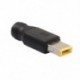 Egyenáramú tápadapter átalakító, 5,5x2,1 mm-es aljzat-szögletes csatlakozó Lenovo laptop notebook PC-hez ThinkPad