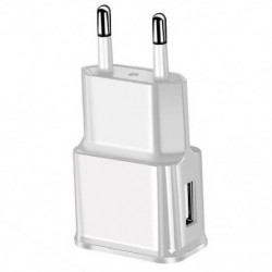 USB töltő 1A 2A fali gyorstöltés iPhone-hoz Samsung Xiaomi EU dugós töltő adapter otthoni utazási okostelefon USB