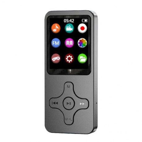 Szín: nincs memóriakártya - Mini MP3 MP4 lejátszó 1,8 hüvelykes LCD képernyő Bluetooth hangszóró HiFi zenelejátszó