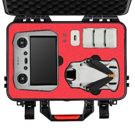 Szín: DJI mini 3 táska A - DJI Mini 3 PRO-hoz Tartozékok Tárolótáska Hordozható bőrönd Kemény héjú vízálló tok