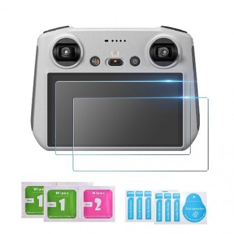 Szín: 2 DB tempered film - DJI Mini 3 PRO-hoz Tartozékok Tárolótáska Hordozható bőrönd Kemény héjú vízálló tok