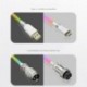 Fehér szín - C típusú USB-kábel mechanikus billentyűzet tekercselt kábelhuzal Számítógép repülőcsatlakozó
