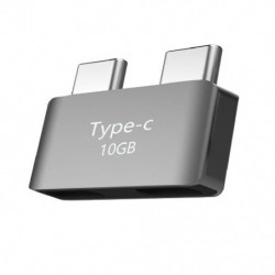 Kettős Type-C rövid hosszabbító USB C Thunderbolt 3 dugaszolható bővítő adapter csatlakozó 10 Gbps USB hub MacBook Pro
