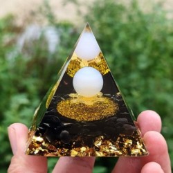 Szín: 10 - Orgone Piramis Ametiszt Peridóta Gyógyító Természetes Reiki Kristály Energia Generátor Orgonit Piramis Emf