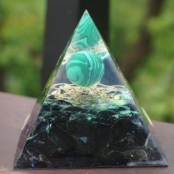 Szín: 14 - Orgone Piramis Ametiszt Peridóta Gyógyító Természetes Reiki Kristály Energia Generátor Orgonit Piramis Emf
