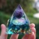Szín: 19 - Orgone Piramis Ametiszt Peridot Gyógyító Természetes Reiki Kristály Energia Generátor Orgonit Piramis Emf